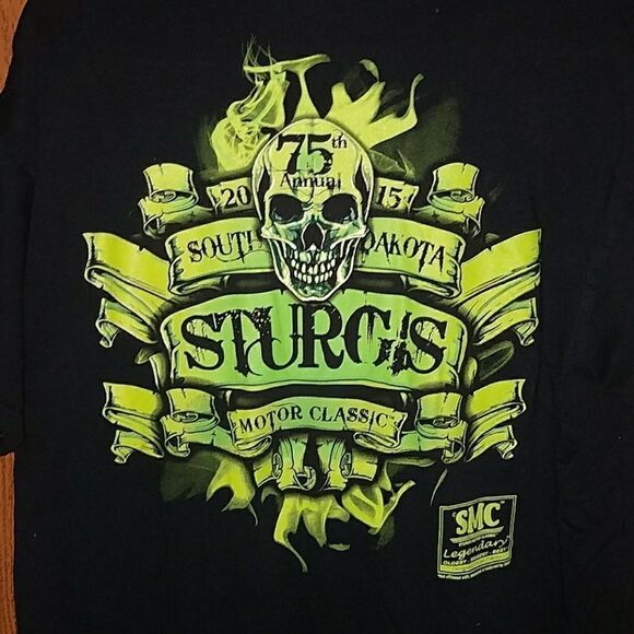 75th Anniversary Sturgis  2015 T-shirt Sz.L NWOT - Picture 5 of 5